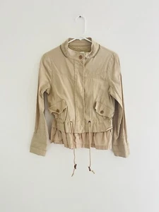 Anthropologie x Elevenses Tan Layered Utility Jacket XS - Picture 1 of 6