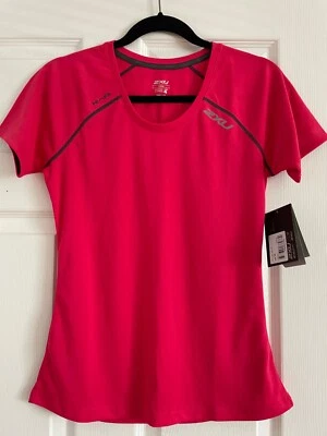 2xu Mujer Tech Ventilación Manga Corta Top Nuevo con Etiqueta XS Se siente como S Foto 1 de 2