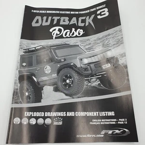 FTX Outback 3.0 Paso Bedienungsanleitung & Komponentenliste / Teileliste - Bild 1 von 1