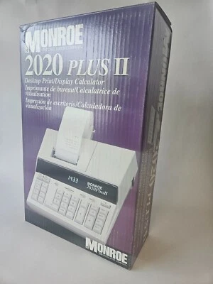 Monroe 2020 Plus II calculator New in box (not the X series) - Image 1 of 2