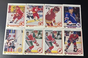 1990-91 and 1991-92 Upper Deck Hockey lot of 8 cards Shanahan Fleury Gretzky - Picture 1 of 3