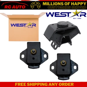 Engine Motor & Trans Mount Set for 1995-1997 Toyota Tacoma 3.4L 2WD 3PCS - Picture 1 of 3