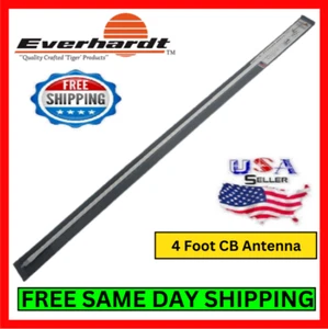 Everhardt SOTT-4 CB Antena Acero Inoxidable Sintonizable Blanco 1 1/2 Onda Bobinado Kit - Imagen 1 de 6