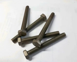 5 x Titan Schrauben / Titanium screws  DIN 933  M8 x 75 mm - Bild 1 von 1