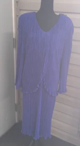PATRA STENAY SIZE 16 PURPLE POLYESTESTER DRESS/LOOKS LIKE A 2 PIECE - Picture 1 of 4