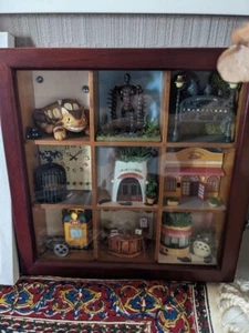 Studio Ghibli Diorama Collection Box Ghibli Museum Limited Wall Hanging USED - Picture 1 of 9
