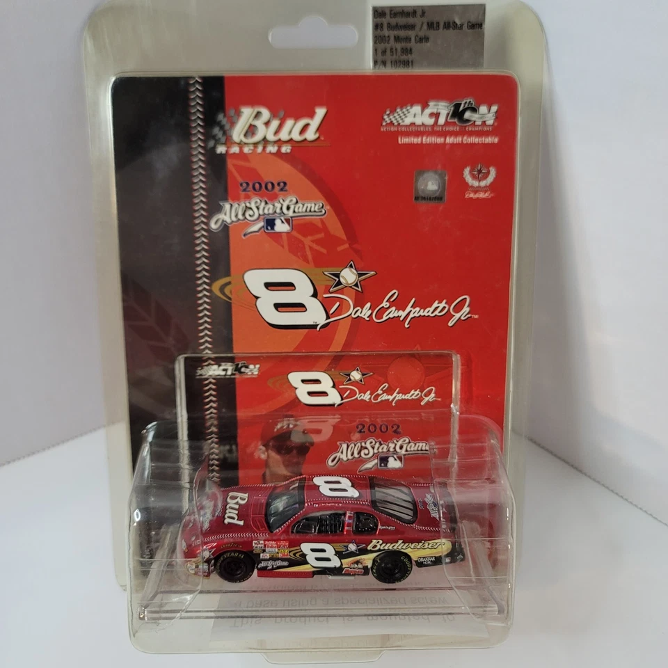 Action NASCAR Dale Earnhardt Jr #8 2002 Chevrolet Budweiser MLB All Star Game