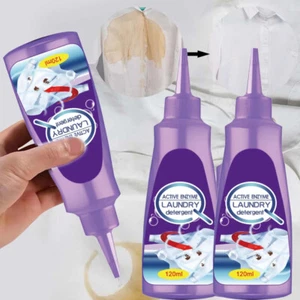 2PCS Advanced Active Enzyme Laundry Stain Remover Clothes Oil Stain Remover 120g - Picture 1 of 13