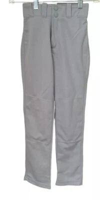 Easton Pro+ Baseball Pant, Gray, Youth Size X-Small (20'' - 22'') - Image 1 of 4