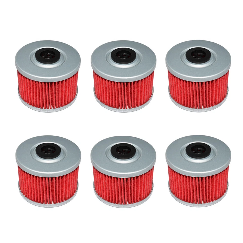 6 filtros de aceite para Kawasaki KX450F KLX450R KLX140L Honda XR250R XR400R XR600R Foto 1 de 3