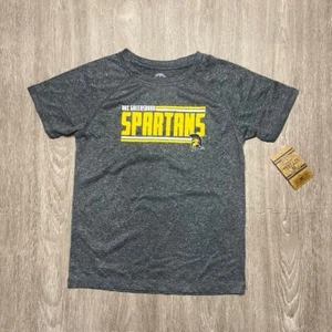 NWT Rivalry Threads UNC Greensboro Spartans Graphic T-Shirt Gray Kids Medium - Picture 1 of 4