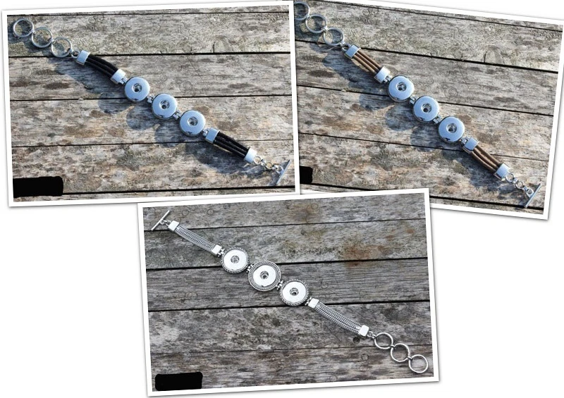 CHUNK Click - Button Metallarmband - 3 versch. Modelle - Neu - Bild 1 von 1