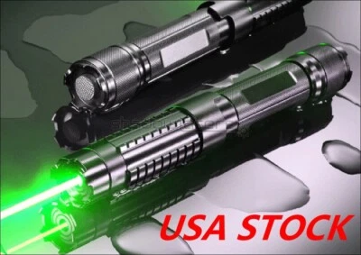 GX6-M 520nm Adjustable Focus Green Laser Pointer Visible Laser Pen Laser Beam US - Image 1 of 4