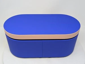 BOX ONLY - Genuine Dyson Bright Blue & Pink/Beige Band Airwrap Dryer Storage Box - Picture 1 of 11