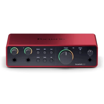FOCUSRITE SCARLETT 2i2 (4th Gen) INTERFACCIA AUDIO USB 2 IN 2 OUT - Immagine 1 di 4