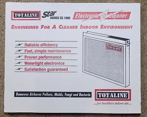 NEW Totaline CG 1000 Star Series Electronic Air Cleaner 1"x16x25  Filter Furnace - Picture 1 of 3