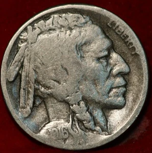 1916-S San Francisco Mint Buffalo Nickel - Picture 1 of 2