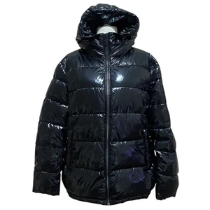 Michael Kors Mens Puffer Black Shiny Jacket Size M - Picture 1 of 17