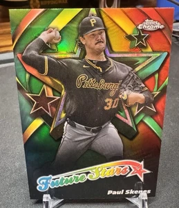 Paul Skenes 2025 Topps Chrome Future Stars #FS-2 Pittsburgh Pirates - Picture 1 of 2