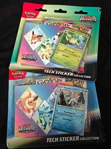Pokemon TCG Scarlet & Violet Prismatic Evolutions Tech Sticker Collection Sealed - Picture 1 of 1