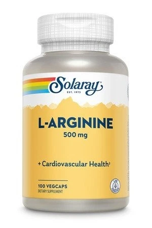 Solaray Free Form L-Arginine 500mg 100 VegCaps - Image 1 of 1