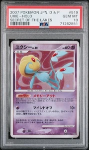PSA 10 2007 Pokémon Japanese D & P Uxie - Holo Secret Of The Lakes #519 Gem Mint - Picture 1 of 2