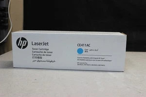 Genuine HP CE411AC Cyan Toner Cartridge - Picture 1 of 4