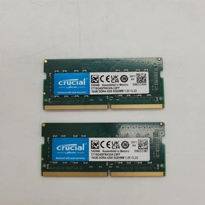Crucial RAM 32GB (2x16GB) DDR4 3200MHz CL22 or 2933MHz or 2666MHz Laptop Memory - Afbeelding 1 van 2