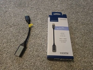 Insignia- DisplayPort to HDMI Adapter - Black - Picture 1 of 1