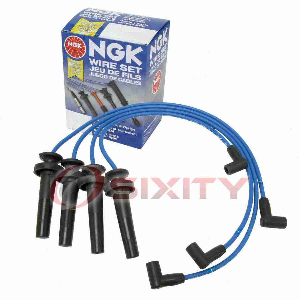 1 pc NGK Spark Plug Wire Set for 1994-2002 Saturn SL2 1.9L L4 - Engine Kit ad - Image 1 of 4