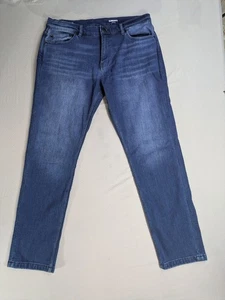 Rare Mugsy Sundays Cashmere Jeans Mens 36x32 Straight Leg Med-Dark Wash - Picture 1 of 11