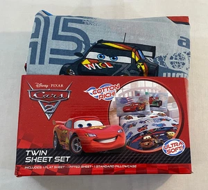 BRANDNEU Disney Cars 2 Twin Sheet Set (leicht beschädigte Box) - Bild 1 von 6