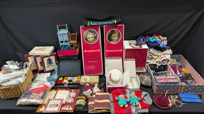 Lot of American Girl 18" Dolls Small dolls Clothing Accessories Books and more - Image 1 of 4