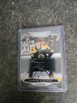 2019-20 Upper Deck MVP Rookie Silver Script Karson Kuhlman Card# 229 - Image 1 of 2