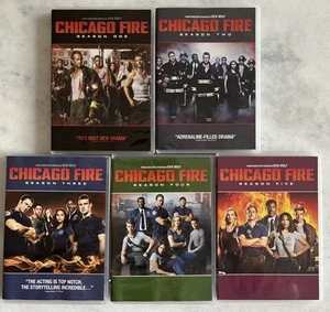 Chicago Fire: Seasons 1-5 (DVD, 2012-2016) Taylor Kinney, Fox, Rare, OOP - Picture 1 of 21