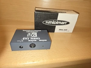 Midiman Thru 1x4 1 In/4-Out MIDI Thru Box OVP  - Picture 1 of 9