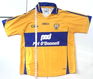 Clare GAA O'Neills Jersey Shirt Yellow Size Medium - Picture 1 of 6