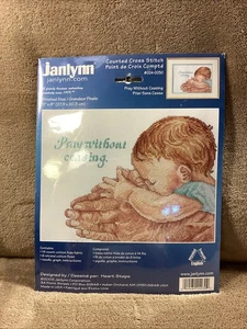 Janlynn Pray Without Ceasing Counted Cross Stitch Kit 11x8" #024-0030 2002 - Picture 1 of 5