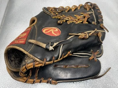 Бейсбольная перчатка Rawlings Heart of the Hide черная модифицированная трапециевидная паутина 11 1/2 11,5 - Изображение 1 из 4