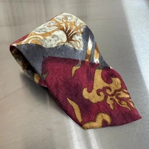 J.T. Beckett Necktie Mens Multicolor Silk Abstract Designer Adjustable Classic - Picture 1 of 5