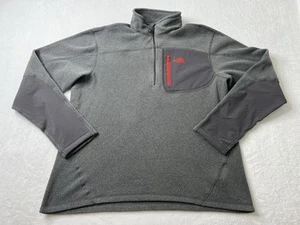 Giacca Pullover The North Face Polartec Dome Logo Pile 1/4 Zip Base Strato Tg M - Foto 1 di 7