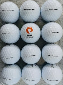 Titleist Pro V1X Left Dash Golf Balls Mint condition (with logos) 12 Balls(1dz) - Picture 1 of 2
