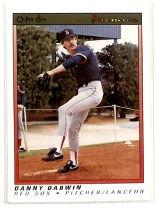 1991 O-Pee-Chee Premier Danny Darwin Boston Red Sox #28 - Picture 1 of 2