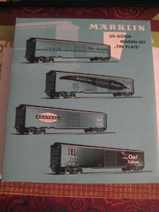 Marklin H0 45712 US Tinplate Freight Box Car Set in its orig box Ltd Edn in 2025 - Picture 1 of 11