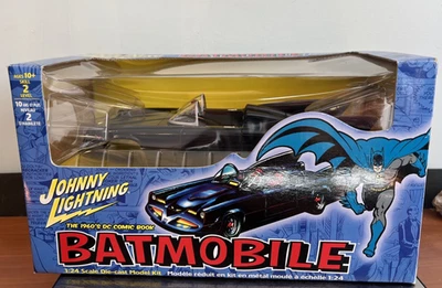 Johnny Lightning DC Batman 1960s BATMOBILE Die Cast Vehicle 1:24 Metal - Image 1 of 4