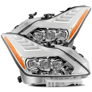 Faros proyectores LED cromados para Infiniti G37 14-15 Q60 2008-2013 cupé MK II - Imagen 1 de 8