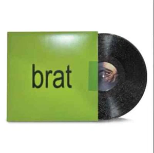 Charli XCX - Brat AUSTRALIAN EXCLUSIVE Black Ice Glitter Colored Vinyl LP RARE - Picture 1 of 1