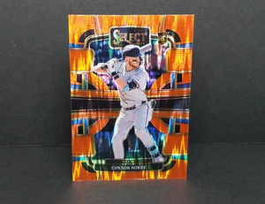 2024 Panini Select #50 Connor Norby, Marlins (RC) - Concourse Orange Flash Prizm - Foto 1 di 2