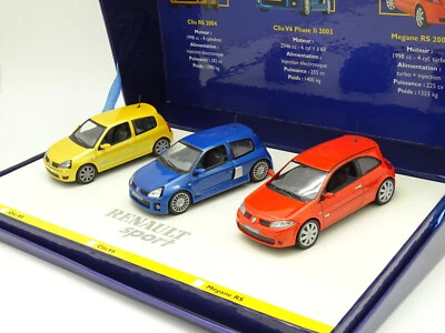 Universal Hobbies 1/43 - Boxset Renault Sport - Clio Rs V6 - Megane Rs - Image 1 of 2