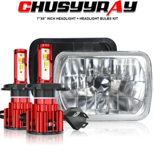 2PC 7x6" Headlights Hi/Lo beam For 1982 1983-1993 Chevy S10 Blazer GMC S15 - Picture 1 of 16